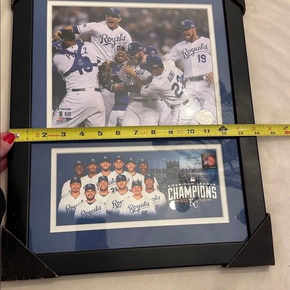 NEW! Framed 2014 Kansas City Royals Championship Photo Collage - Picture 9 of 9